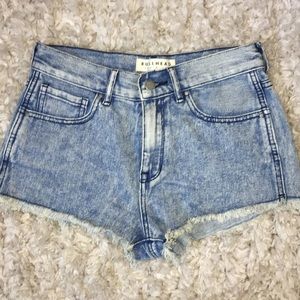 Bullhead high-rise shorts